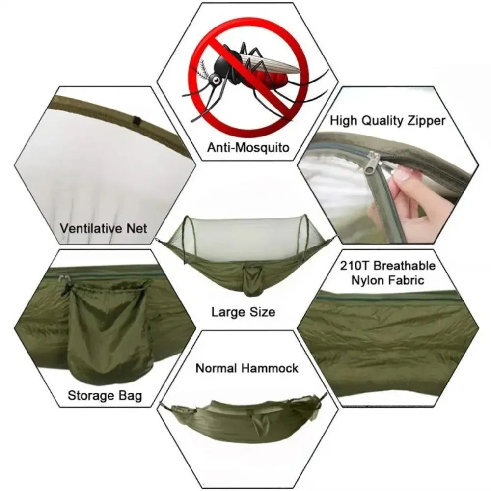 Outdoor Camping Hammock With Net