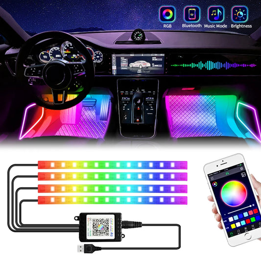 LED Car Interior Ambient Foot Light