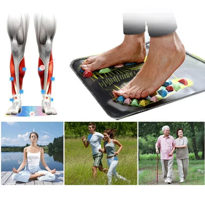 Reflexology Walk Stone Foot Massage Mat