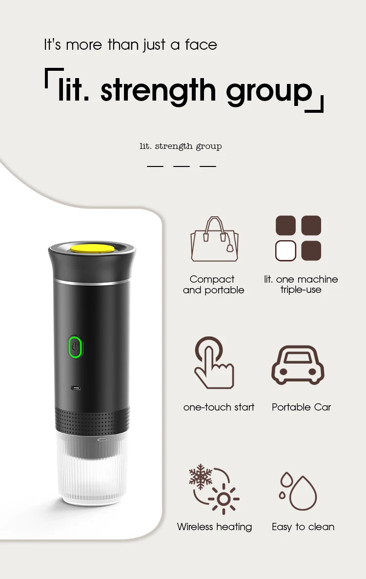 Wireless Electric Portable Coffee Machine