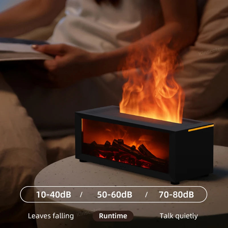 LED Light Fireplace Air Humidifier