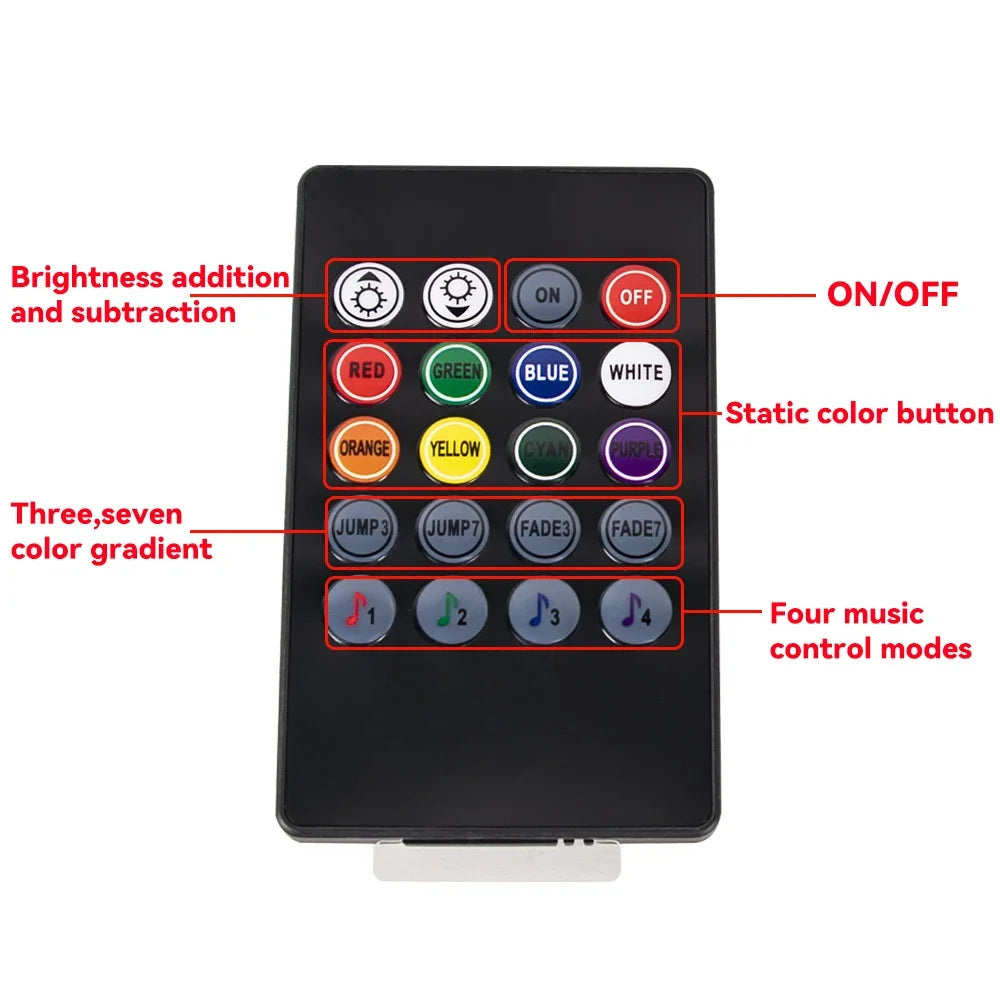 LED Car Interior Ambient Foot Light