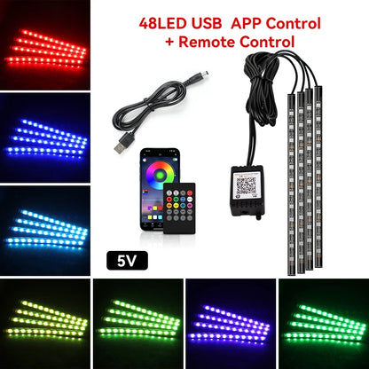 LED Car Interior Ambient Foot Light